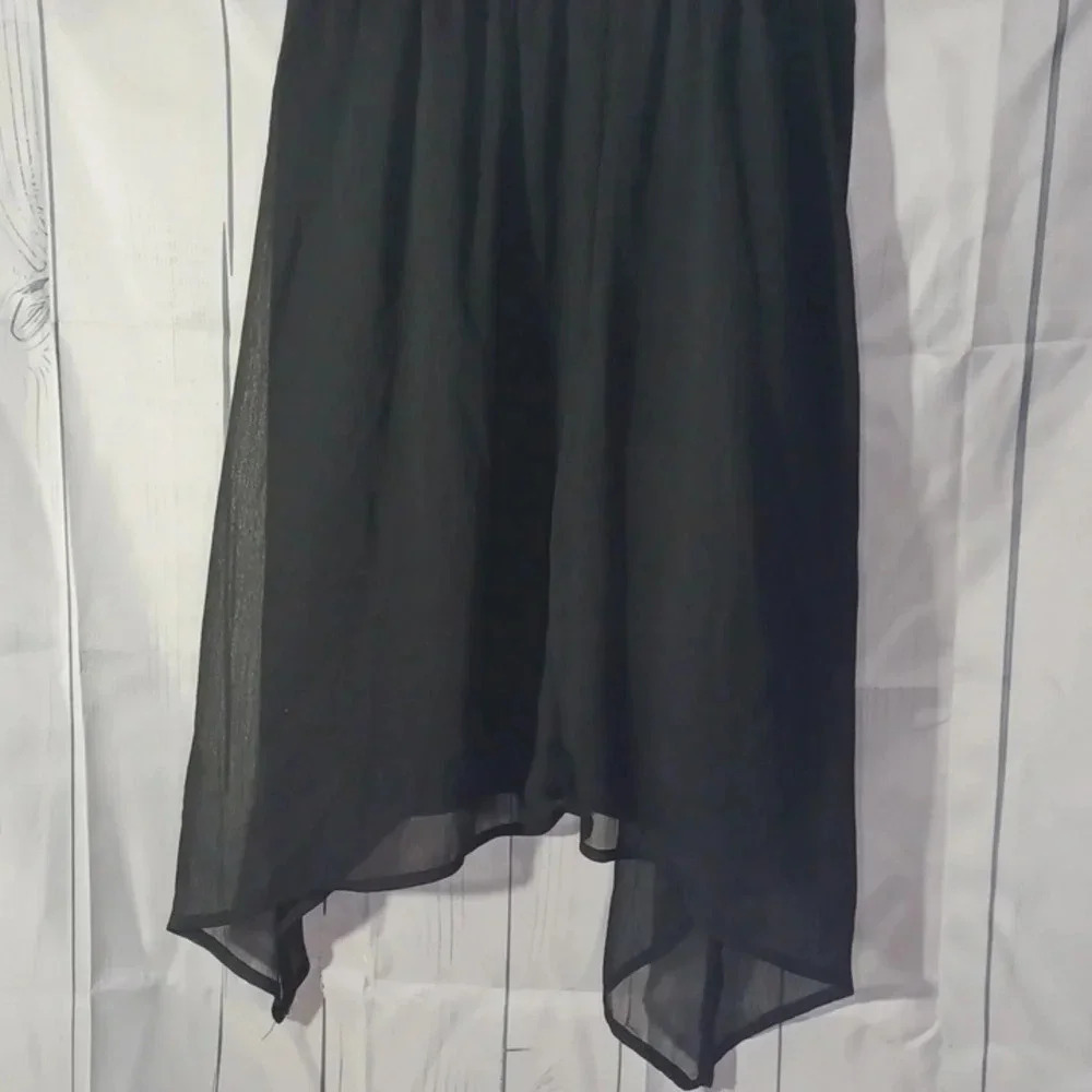 No Boundaries Sleeveless Halter Style Chiffon black dress - Picture 4 of 5